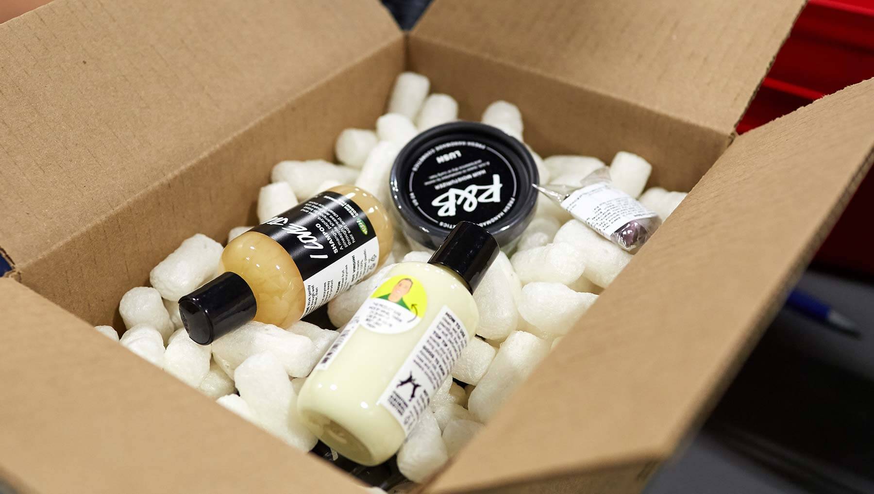 Packaging ecommerce - Lush