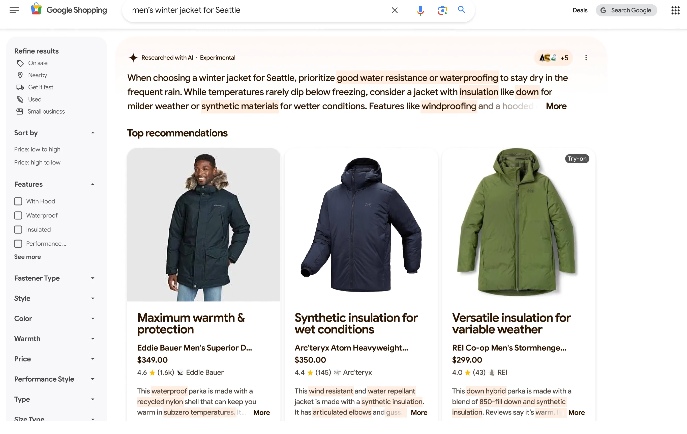 Cambios en Google Shopping